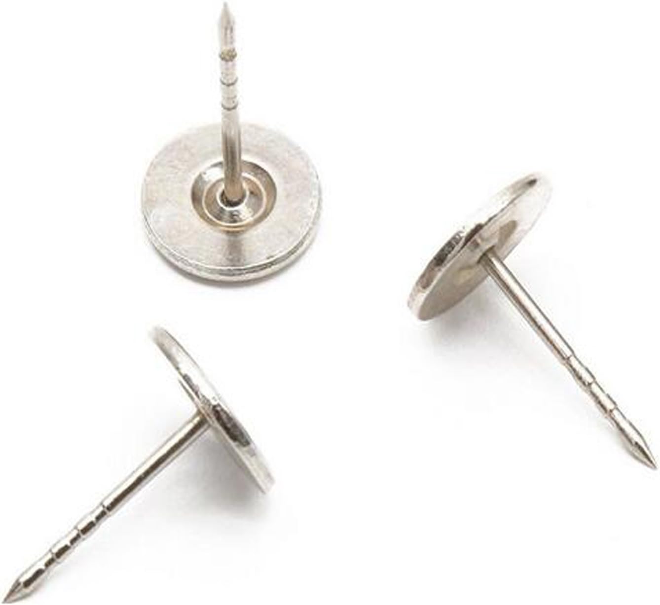 EAS Hard Tag Pin with Flat Head and Grooved Stainless Steel Tags Pin Security Nail(1000pcs/lot-0.63in)