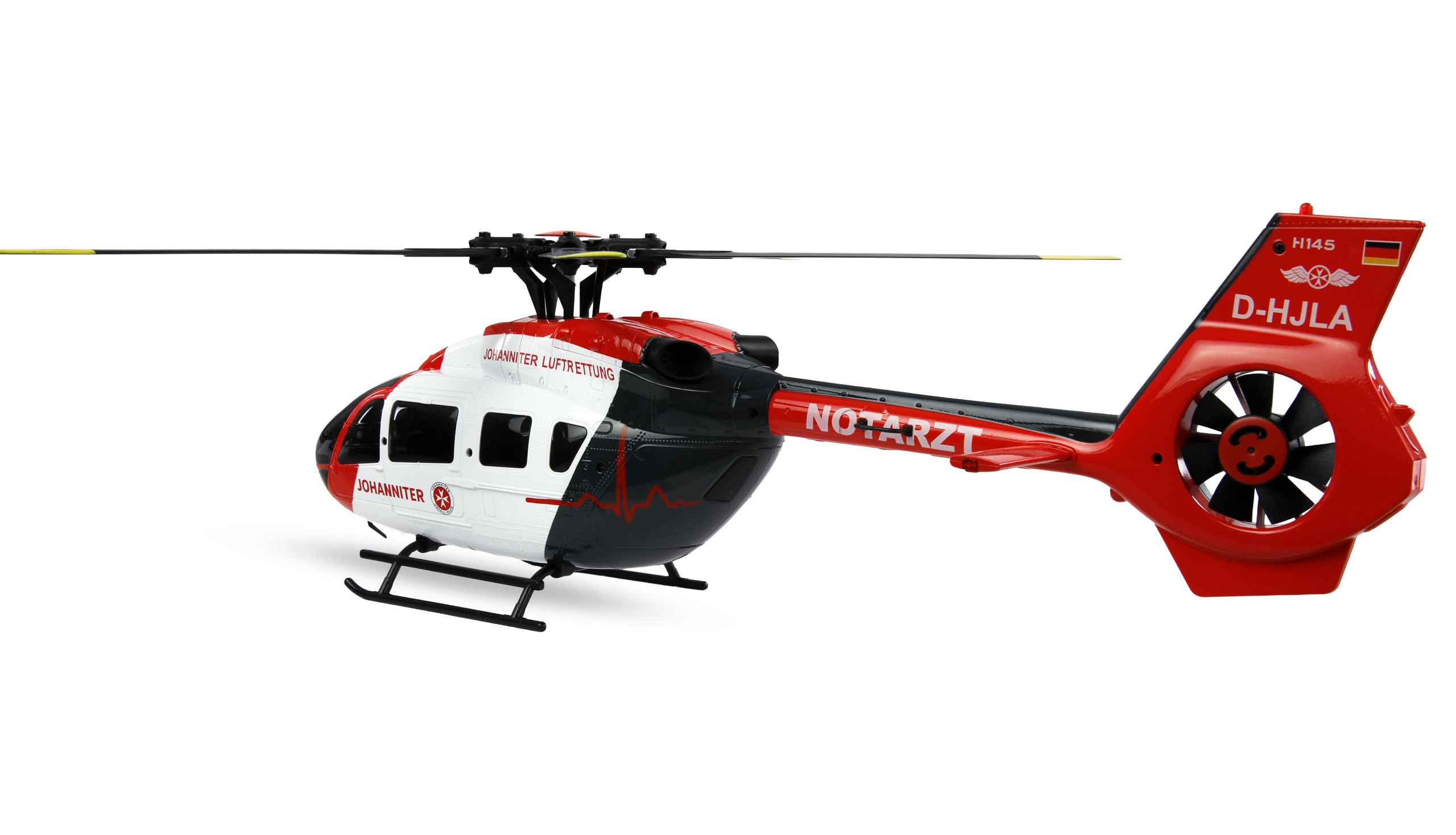Amewi RC Helikopter Johanniter H145 Helikopter Brushless 6-Kanal 6G RTF