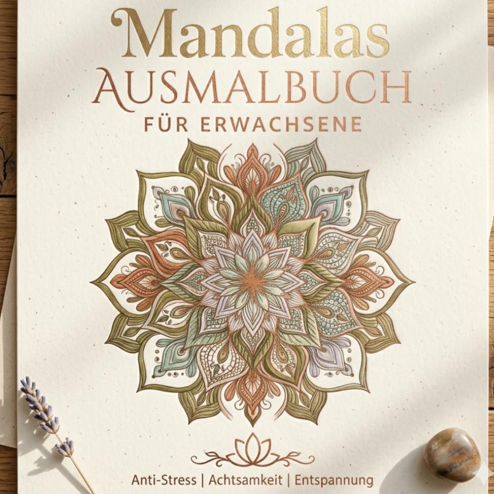 Mandalas Ausmalbuch für Erwachsene