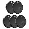 Apple Airtag 5 Pack, Find My Enabled Tracker with Global Positioning & Leave Behind Alerts, No SIM Card Needed, 12-Month Battery for Keys, Luggage, Pets (Black)