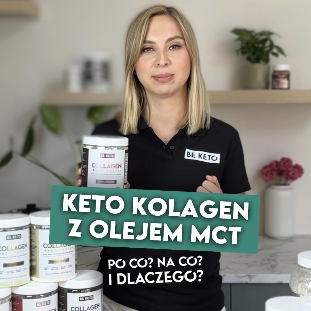 Keto Kollagen mit Öl MCT - Französische Vanille 800g