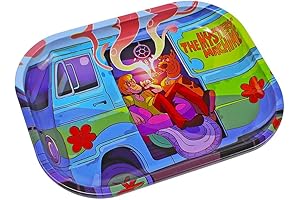 Hippie Disney Mickey Donald Cartoon Metal Rolling Tray