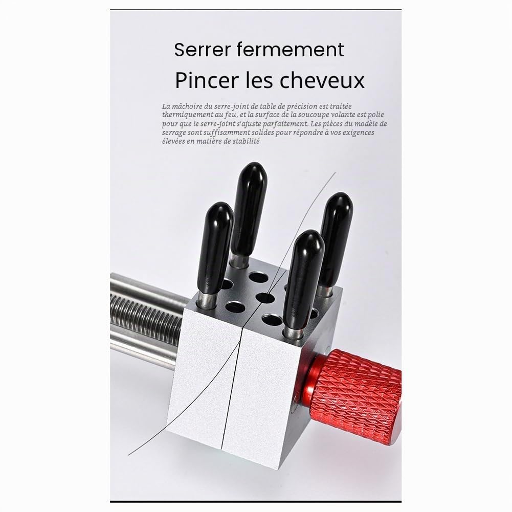 Outil de bricolage de modélisme, mini étau de vis, outils de serrage de poignée de précision entièrement en métal pour les modèles