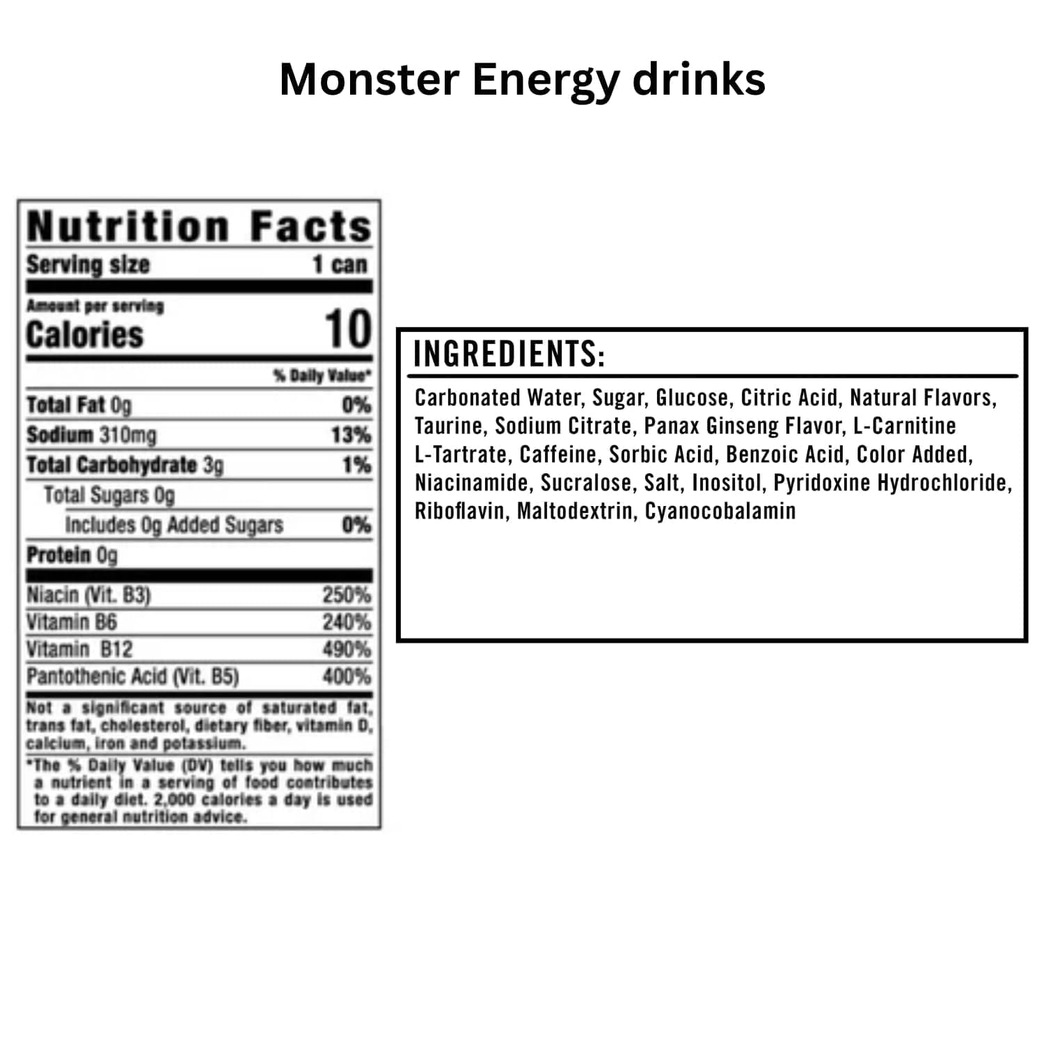 Dryfruit mart Energy drink Assorted Flavour Variety Pack, 500ml x Pack of 12 (Imported) (Any 12 Flavour) - Image 2 thumbnail