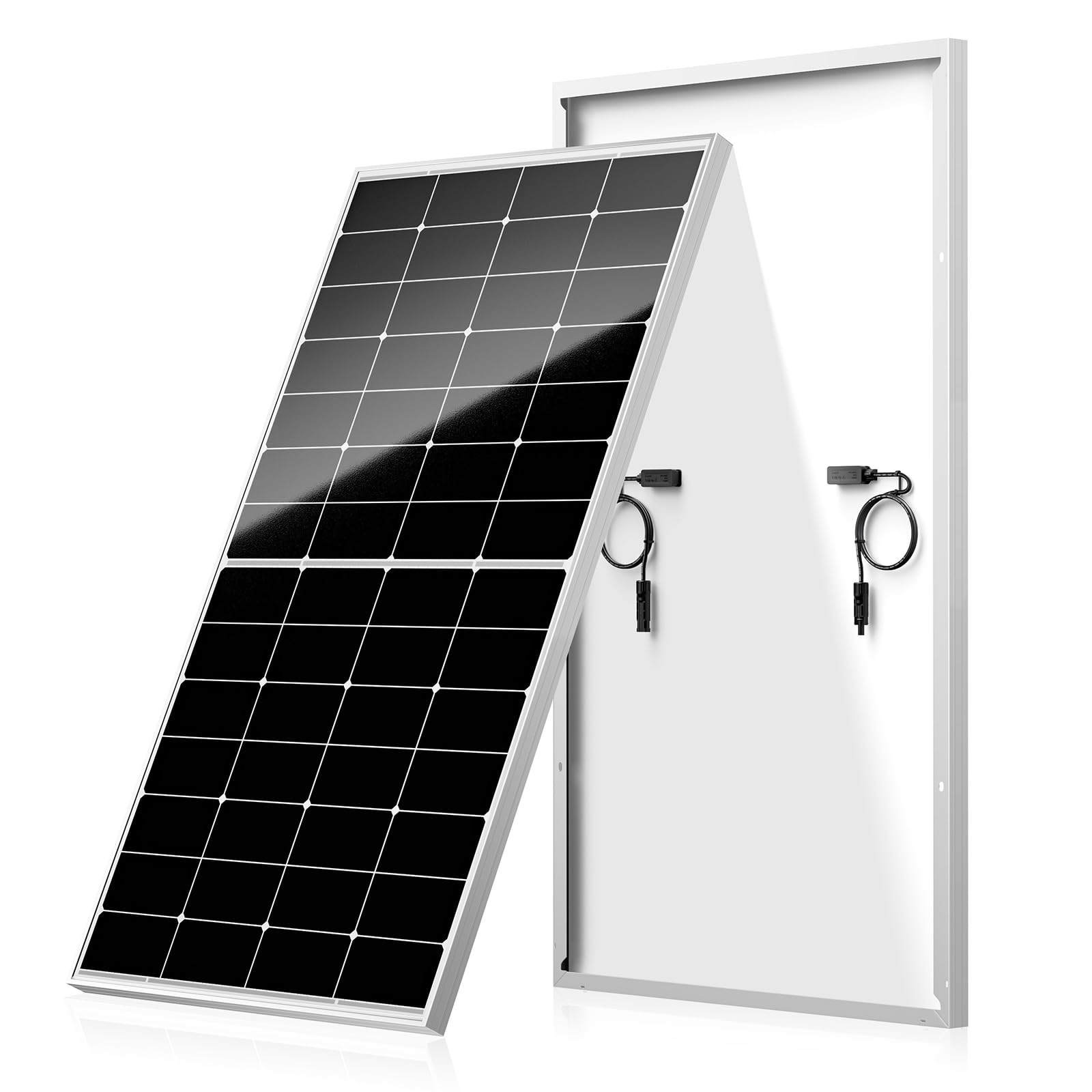 Pannello solare monocristallino da 300W 12 V, modulo PV 25% ad alta efficienza per roulotte, camper, case, balconi, barche, tetto, batterie e off-gri (300 watt)