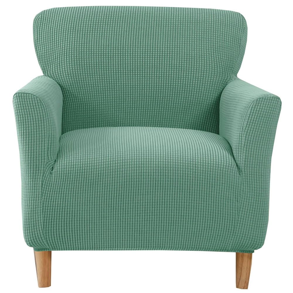 Stretch Club Chair Slipcovers Armchair Sofa Covers 1 Seat Super Soft Single Sofa Covers 1-Piece Washable Soft Furniture Protector,with Elastic Bottom (Color : #26)