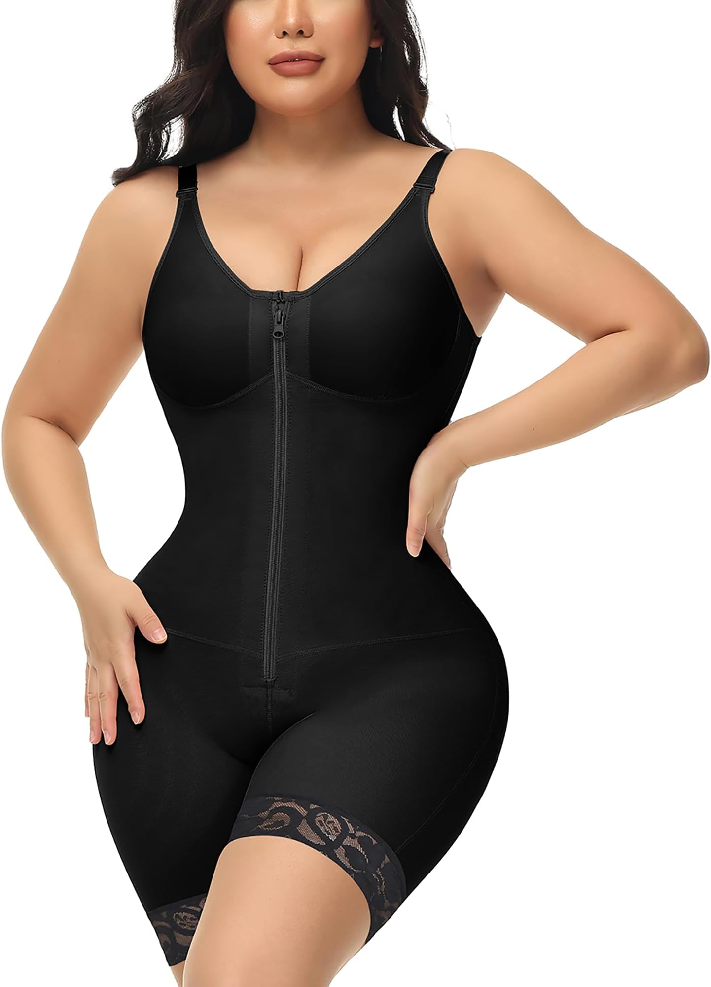 M MYODRESSFajas Colombianas Moldeadora Tummy Control Faja Body Shaper Post Surgery Compression Garment Butt Lifter Shapewear