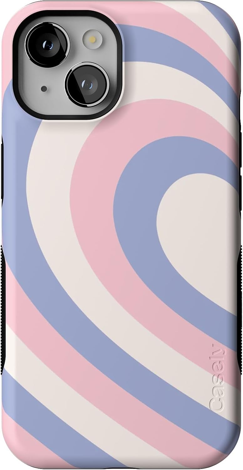 Casely iPhone 14 Case | Half of My Heart (Left) | Friendship | Compatible with MagSafe | Bold Protective Design