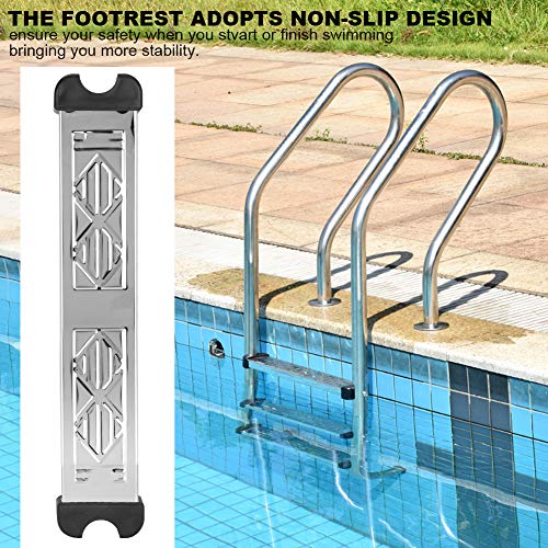 Escalera para piscina de acero inoxidable 19.7 pulgadas miniatura 6