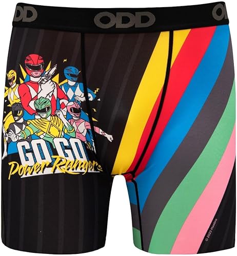Odd Sox Calzoncillos tipo bóxer para hombre, Transformers, G.I. Joe, Power Rangers