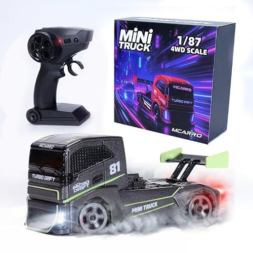 Ro 1/87 Scale Drift Rc Car - Semi-truck Edition | 2.4ghz 4wd