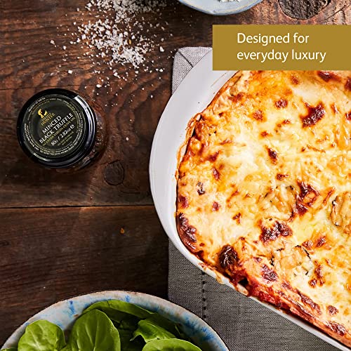 Trufflehunter - Minced Black Truffle - Preserved Truffles In Extra Virgin Olive Oil - 2.82 Oz #TOP6