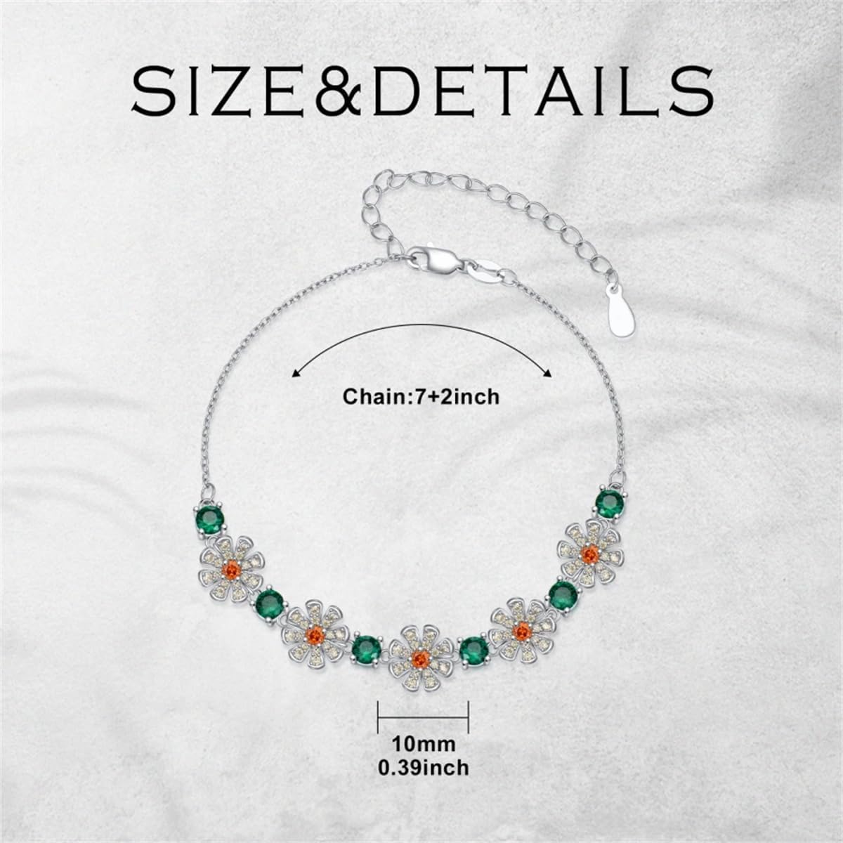 Bracelets for Women 925 Sterling Silver Colored Gems Birthday Anniversary Jewelry Gifts for Wife Girlfriend Mom Her - Image 6