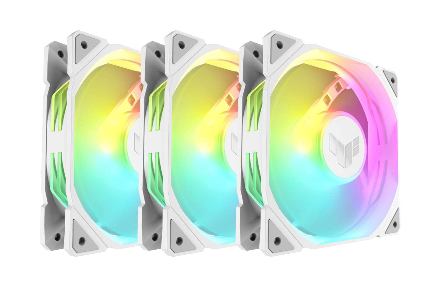 ASUS TUF Gaming TR120 ARGB Standard Blade White 3-in-1 Case Fan