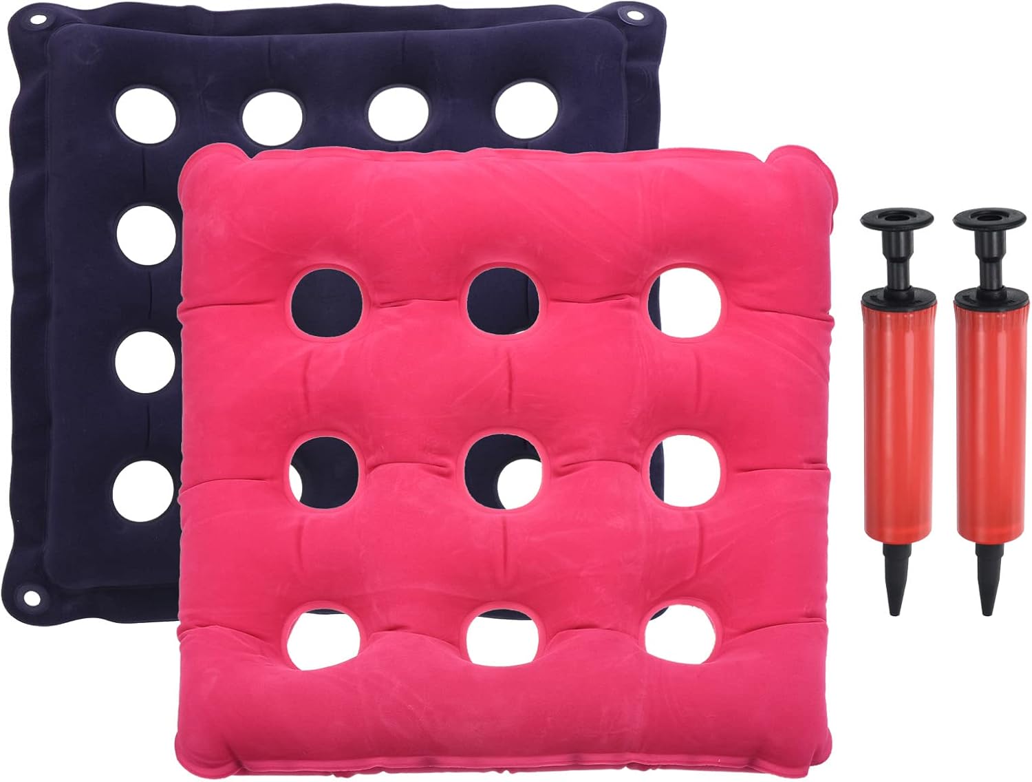 PATIKIL Inflatable Seat Cushion, 2 Set Portable Chair