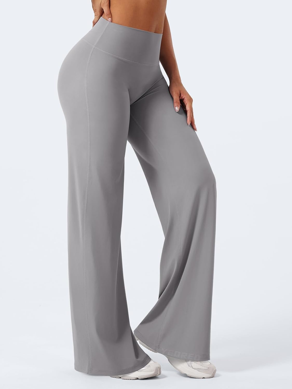 YEOREO Workout Leggings Womens No Front Seam Straight Leggings 29"/ 31.5"/ 33"/ 35" High Waist Buttery Eddiy Gym Yoga Pants - Image 8