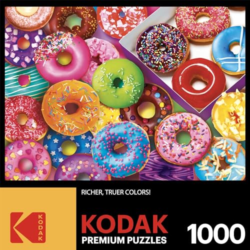 RoseArt - Kodak I Love Donuts - Rompecabezas de 1000 piezas 20" x 27" para adultos miniatura 4