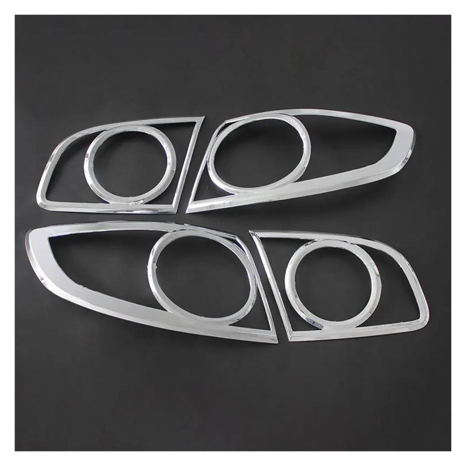 Accesorios cubierta de luz trasera cromada para Hyundai Santa Fe 5
