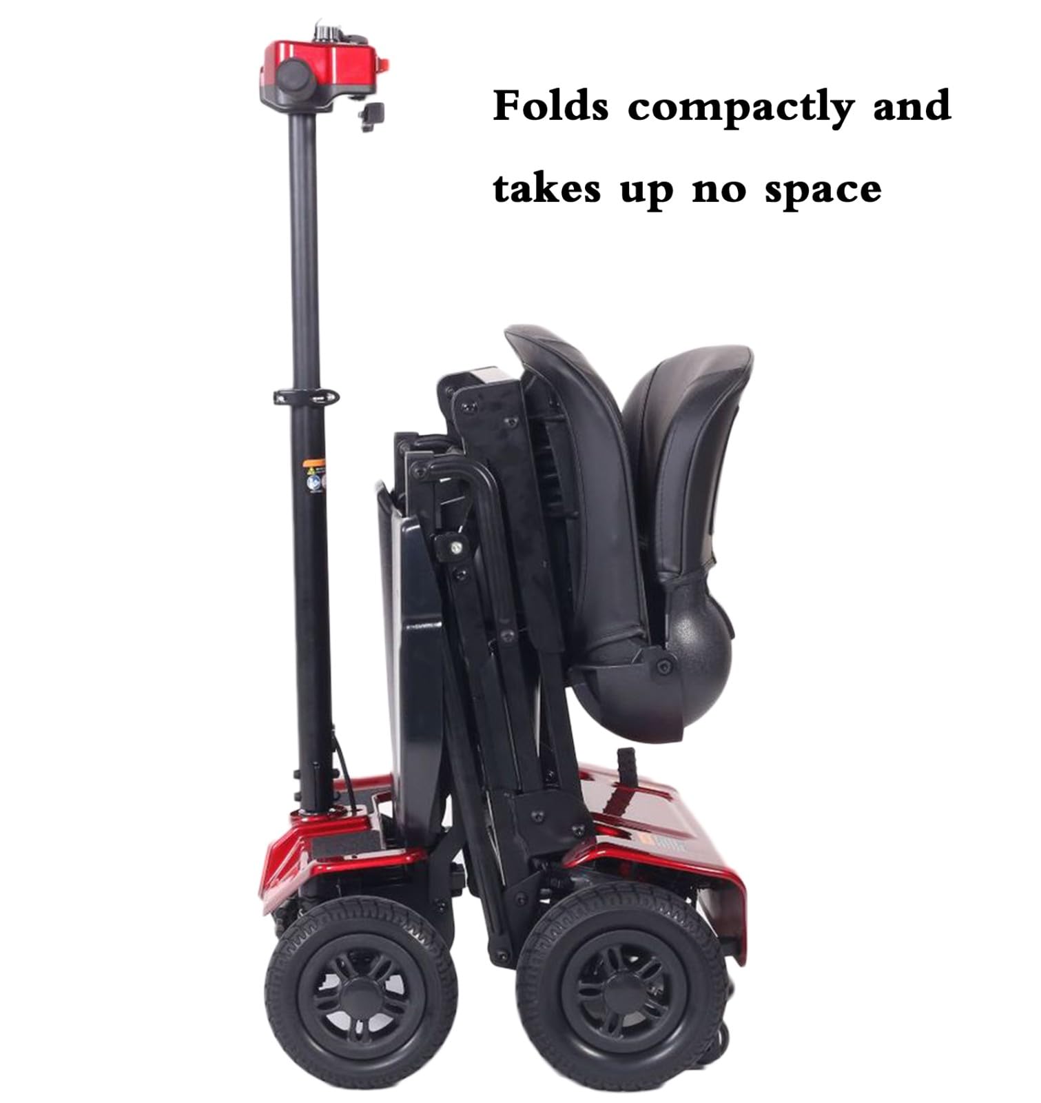 Scooters de Movilidad, Scooter de Movilidad Ligero y Plegable de 4 Ruedascon Batería Extraíble, Asiento cómodo - Ideal para Personas Mayores y discapacitadas