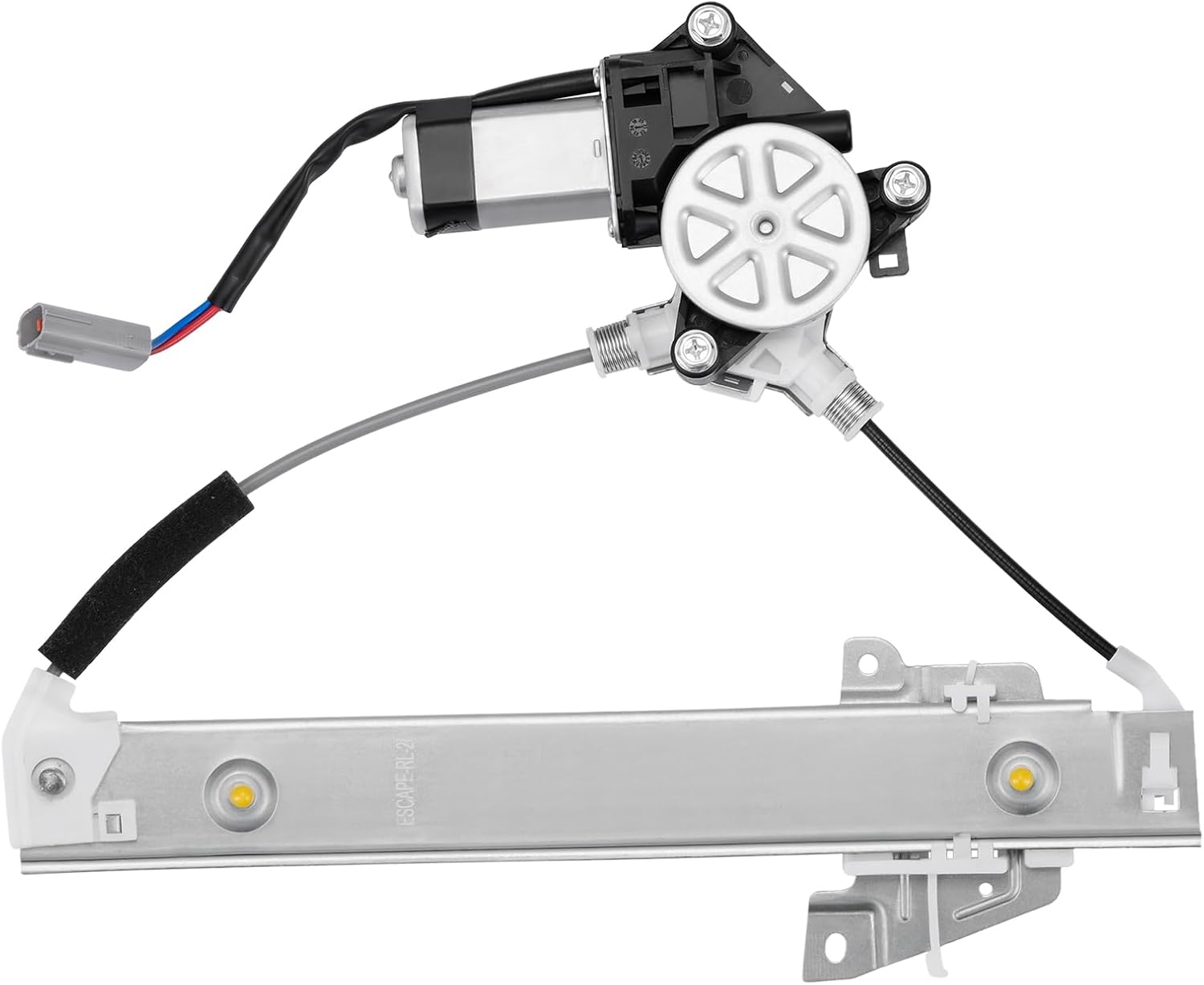 BDFHYK 748-617 Power Window Regulator with Motor Rear Left Compatible with Escape 2001-2007, Compatible with Mercury Mariner 2005-2007