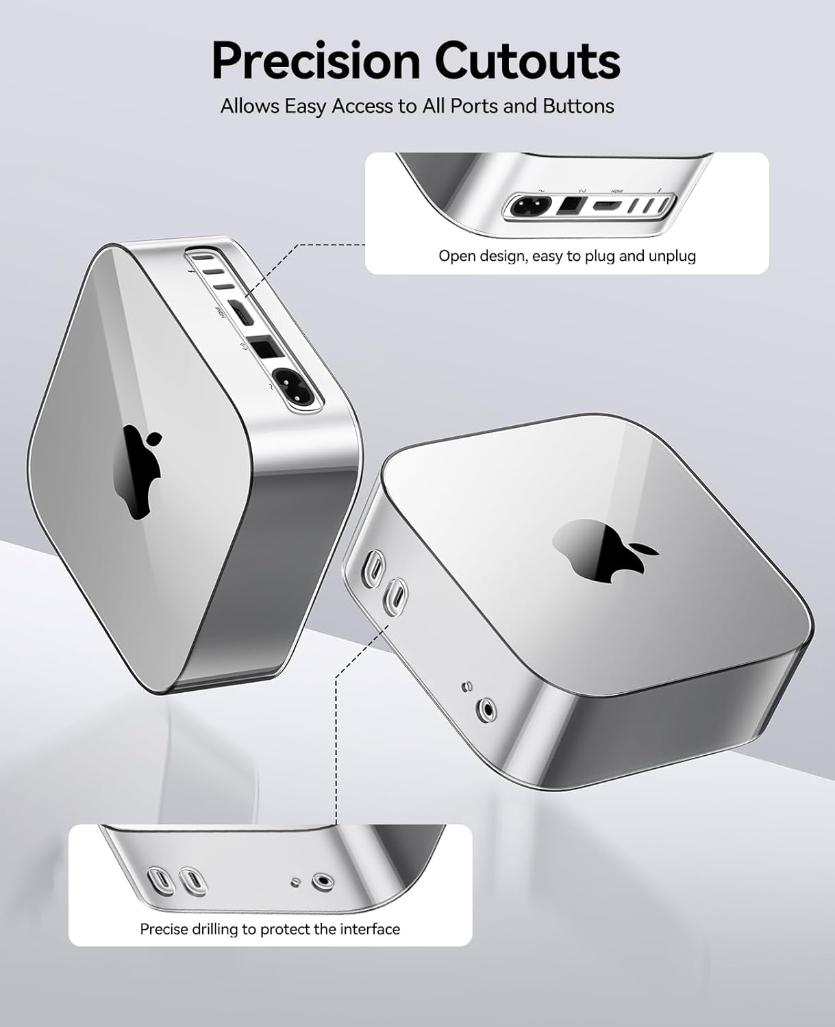 ORICO MiniMate M4Max case precision cutouts