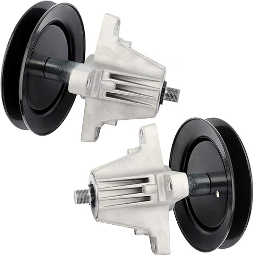 Conjunto de husillo de cortacésped - Se adapta a MTD para CUB Cadet para Troy-BILT 618-04822 618-04822B 618-04889 618-04950 918-04822 918-04889,