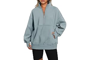 AUTOMET Oversized Half-Zip Sweatshirt