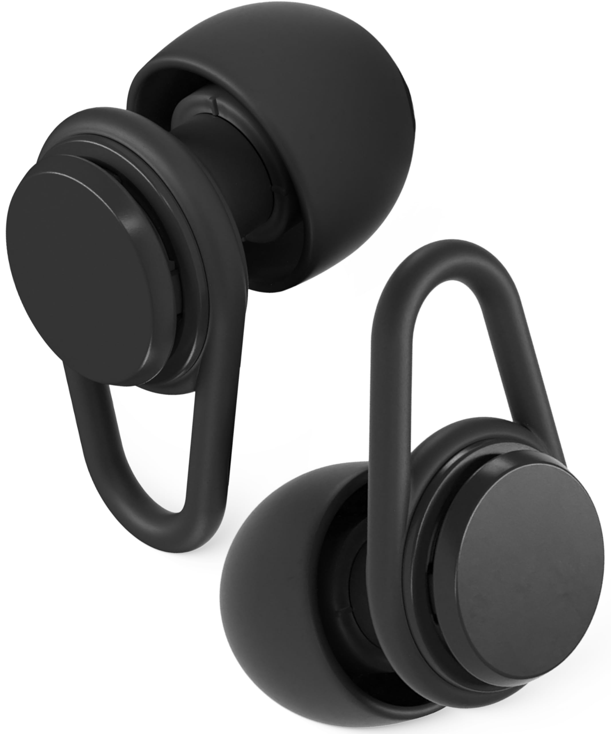 Hears One Ear Plugs for Noise Reduction - Patented Reusable Concert Earplugs, 20dB SNR Sound Reduction, Hypoallergenic for Musicians, Motorcycle and