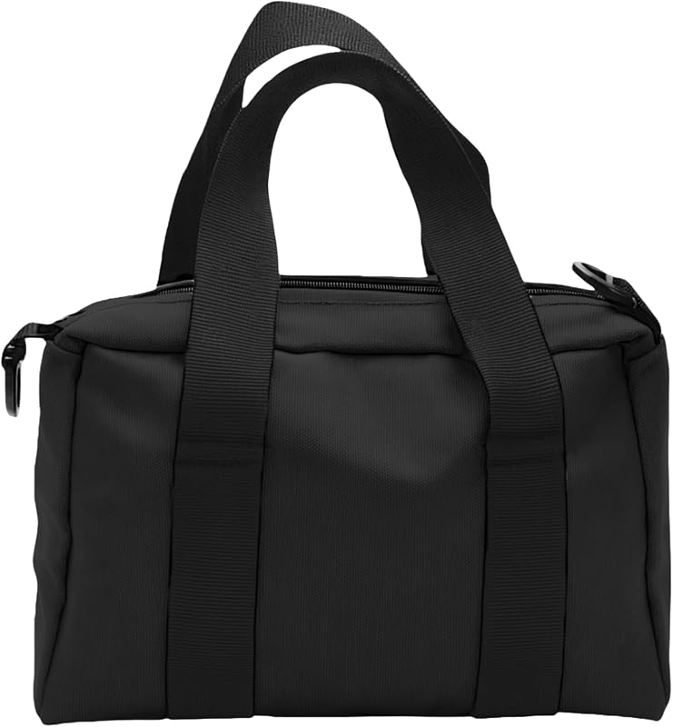 BLIRITEL Bolsa de herramientas de boca ancha de 16 pulgadas, bolsa de almacenamiento de herramientas de lona resistente, bolso de gran capacidad, bolsa organizadora de herramientas multifunción para almacenamiento de llaves y alicates (negro, 16 pulgadas)