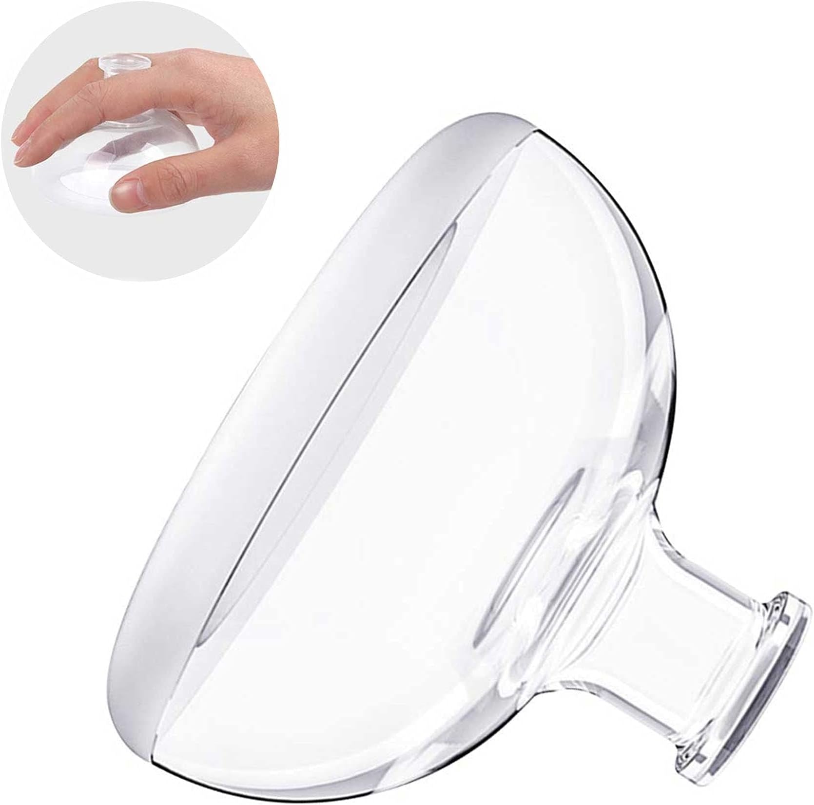 Fanwer Palm Chest Percussion Cup - Chest Physical Therapy Aids(CPT), Mucus Removal Device, Helps to Break up Mucus by Percussion and Postural Drainage, Professional Palm Sputum Remover