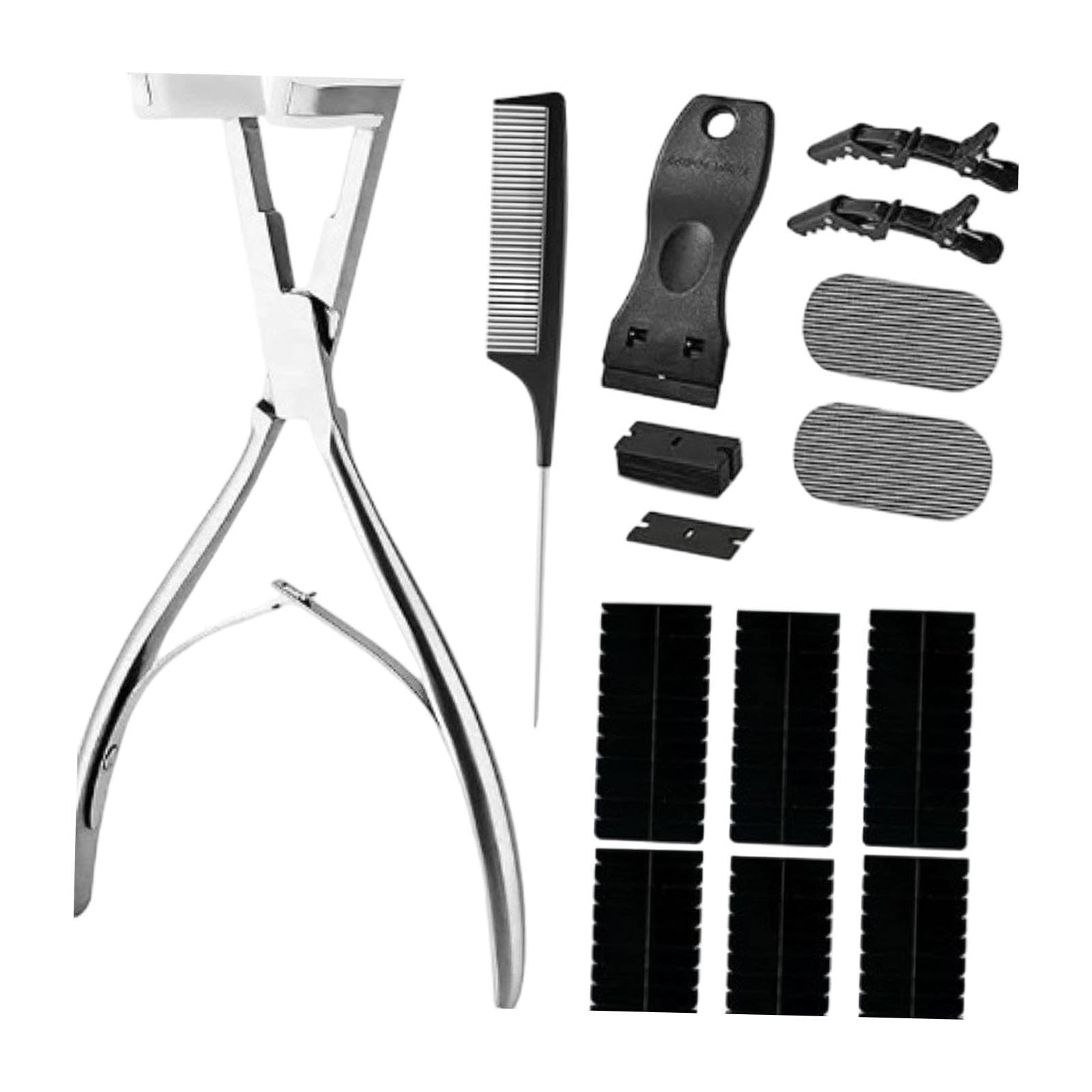 Kit di Strumenti per Extension per Capelli. Pinze Sigillanti Comode per Extension.