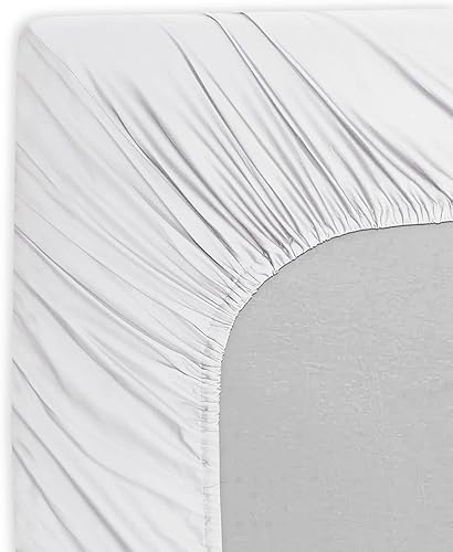 Miniatura 4 de BLC KM - Juego de 2 sábanas bajeras de microfibra de doble cepillado de 1800 hilos, con bolsillo profundo de 15 pulgadas, resistente a la