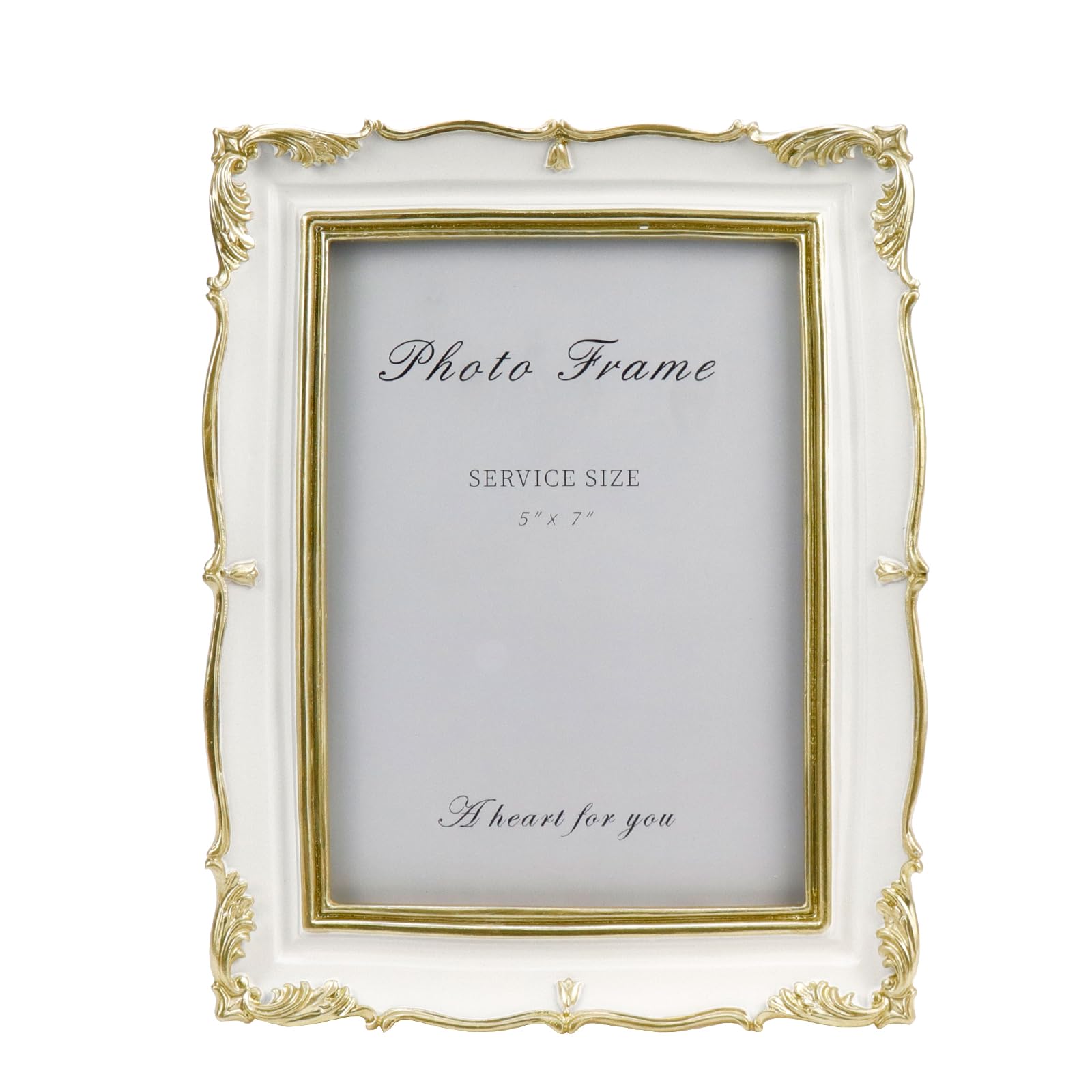 Cadre photo vintage antique beige pour sublimer votre décoration de salon