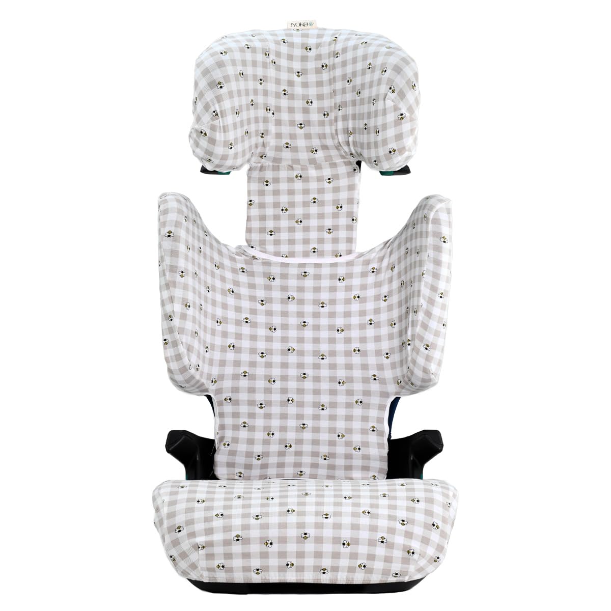 JYOKO KIDS Schutzhülle kompatibel mit Romer Kidfix (Romer Kidfix M I-SIZE, Picnic Vichy)