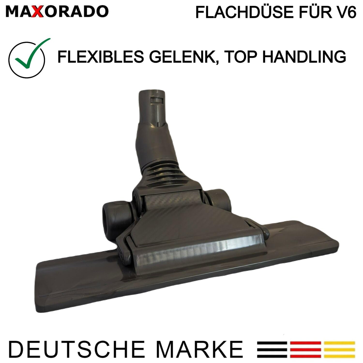 Buse plate Buse plate pour sol pour Dyson V6 DC59 DC61 DC62 DC74 DC23T2 DC29 DC66 DC33c Buse d'aspirateur I Buse d'aspirateur plate Buse pour parquet et sol dur Embout de rechange Accessoire