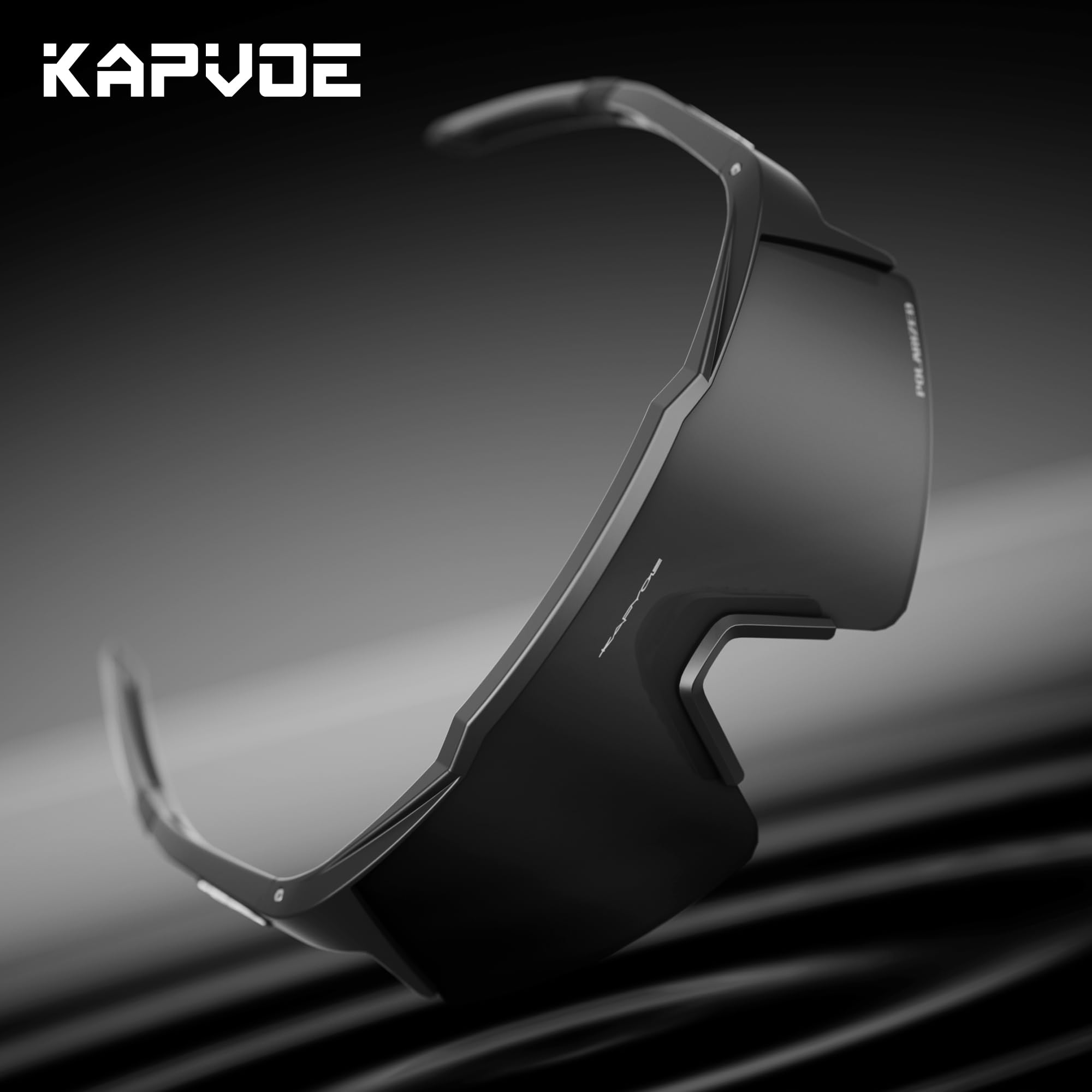 KAPVOE Lunette de Cyclisme Polarisées Homme Femme 1 lentille ou 4 lentilles interchangeables Tr90 Cyclisme VTT Lunette K9023