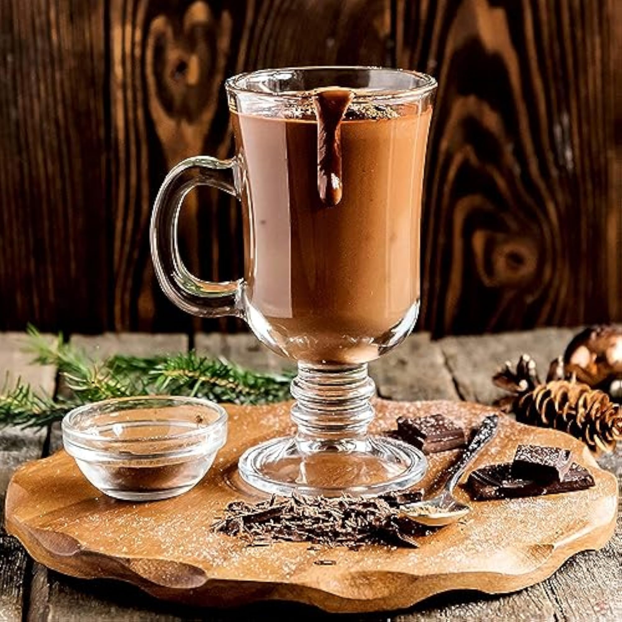 Premium Glass Coffee Mug Tea Cups Set