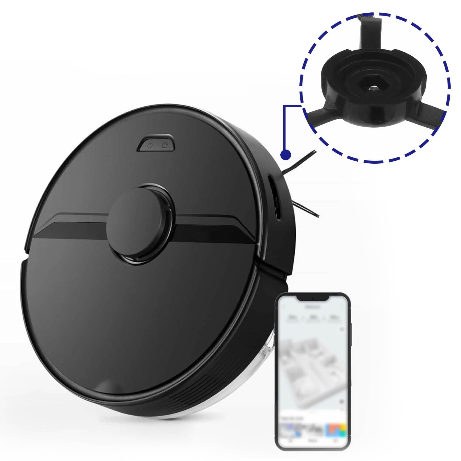 SPAZZOLE LATERALI HEPA, ricambio per robot Roborock S8/S8+/S8 Plus