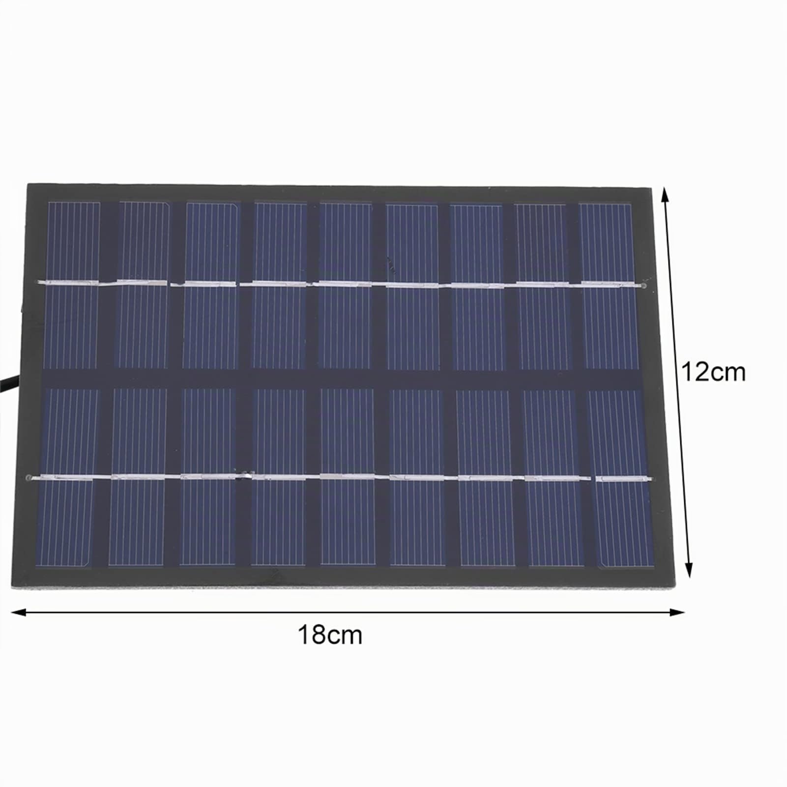 Pompe Solaire Fontaine 4 Buses Panneau Intégré Kit Submersible 200L/h Silencieux Automatique pour Jardin Étang Bassin Poisson