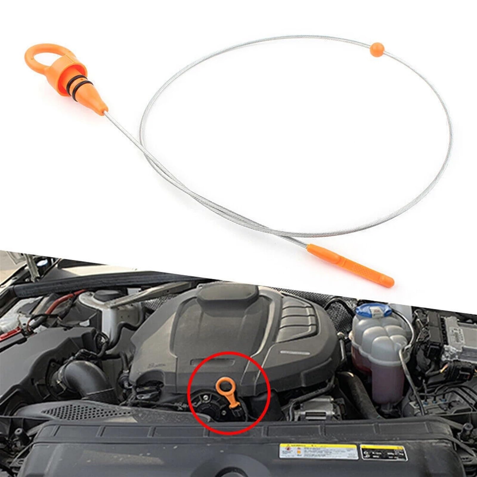 Asta di Livello Olio Motore per Auto 8Z0115611E per A2 2000-2005 per Diesel 1.4 1.2 Asta di Livello Olio Accessori Auto Asta di Livello Olio Motore