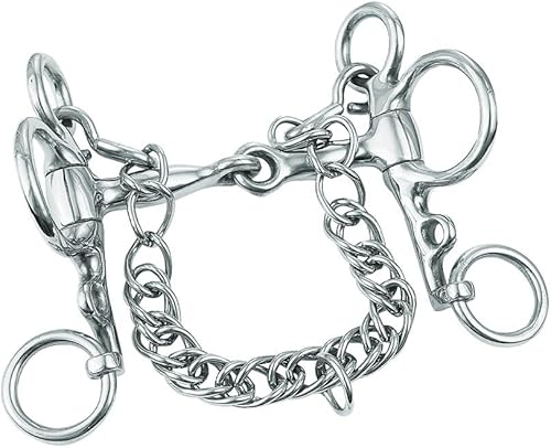 Miniatura 7 de Weaver LeatherTom Thumb Bit, 5" Roller Mouth, Stainless Steel