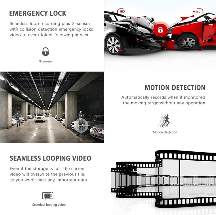 Image of DEVIANT 4K Dual Dash Camera with 11.26'' Mirror Display Touch Screen |Super Night Vision |GPS Logger | ADAS|WiFi | Front & Rear Reverse Camera | G-Sensor, Loop Recording, Parking Monitor Car DVR Cam