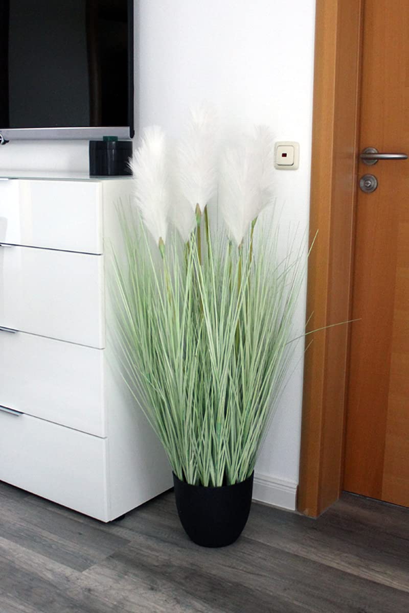 Arnusa Erba di pampa artificiale 120 cm KP118 erba artificiale pianta artificiale erba decorativa pianta artificiale in vaso