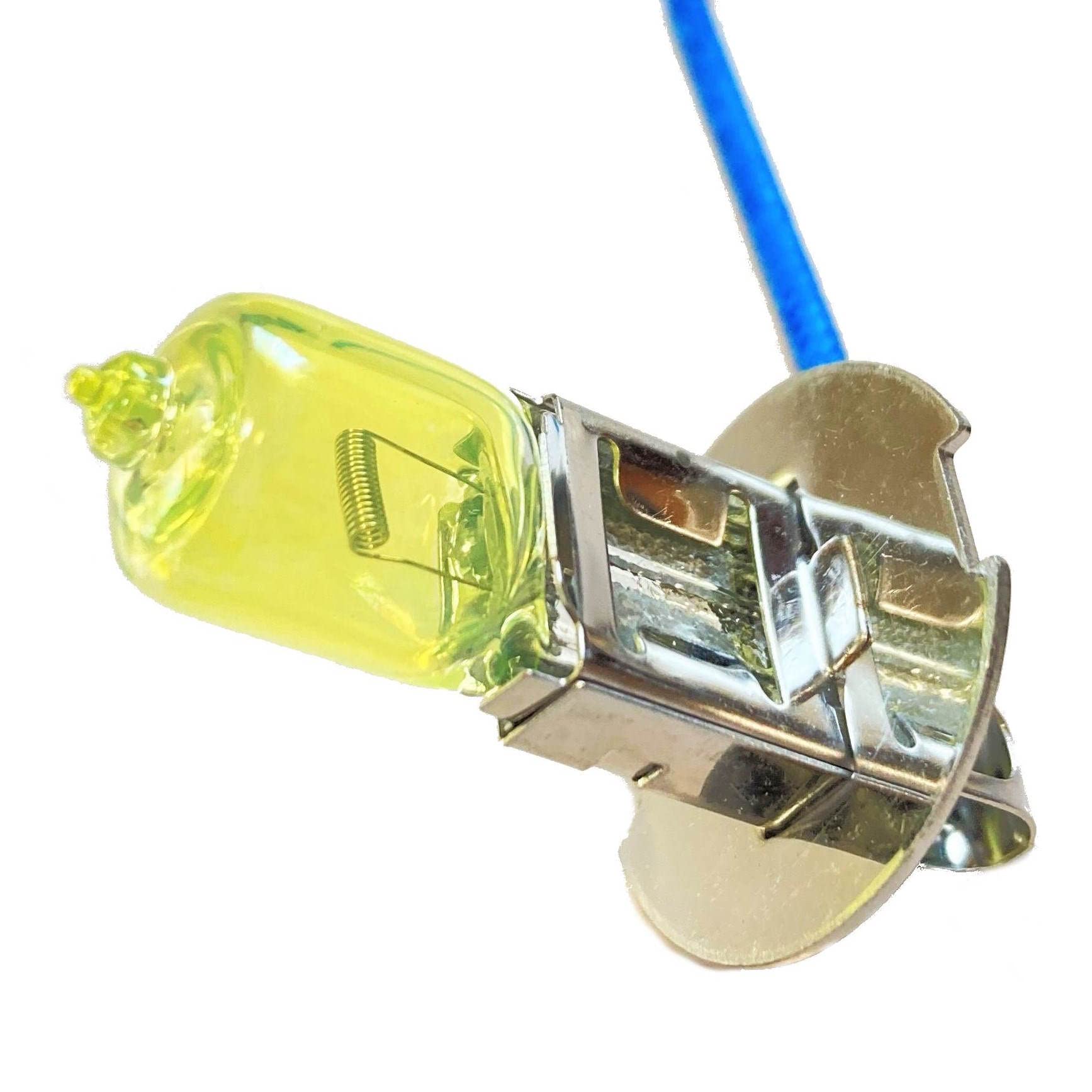 Amazon | 2個 H3 12V55W フォグランプ ハロゲンバルブ イエロー 黄色