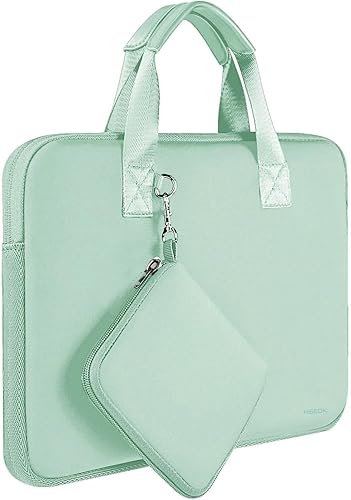 Miniatura 32 de Hseok Funda para laptop de 13.3 a 14 pulgadas con bolsa pequeña, bolsa de neopreno para computadora compatible con MacBook Pro de 14 pulgadas