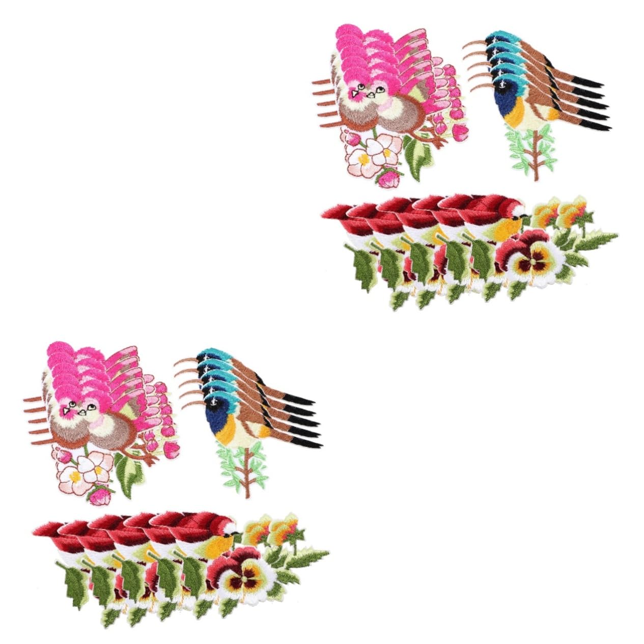 SHINEOFI 30pezzi Toppe Ricamate Patches Termoadesive Per Abbigliamento Decorazioni Per e Accessori Patches Per e Rinvigorire