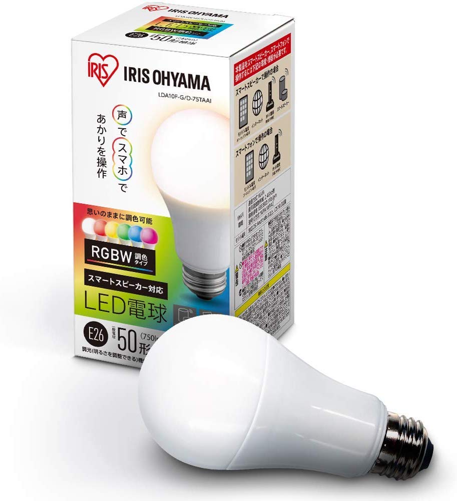 アイリスオーヤマ LDA10F-G/D-86AITG RGBW調色