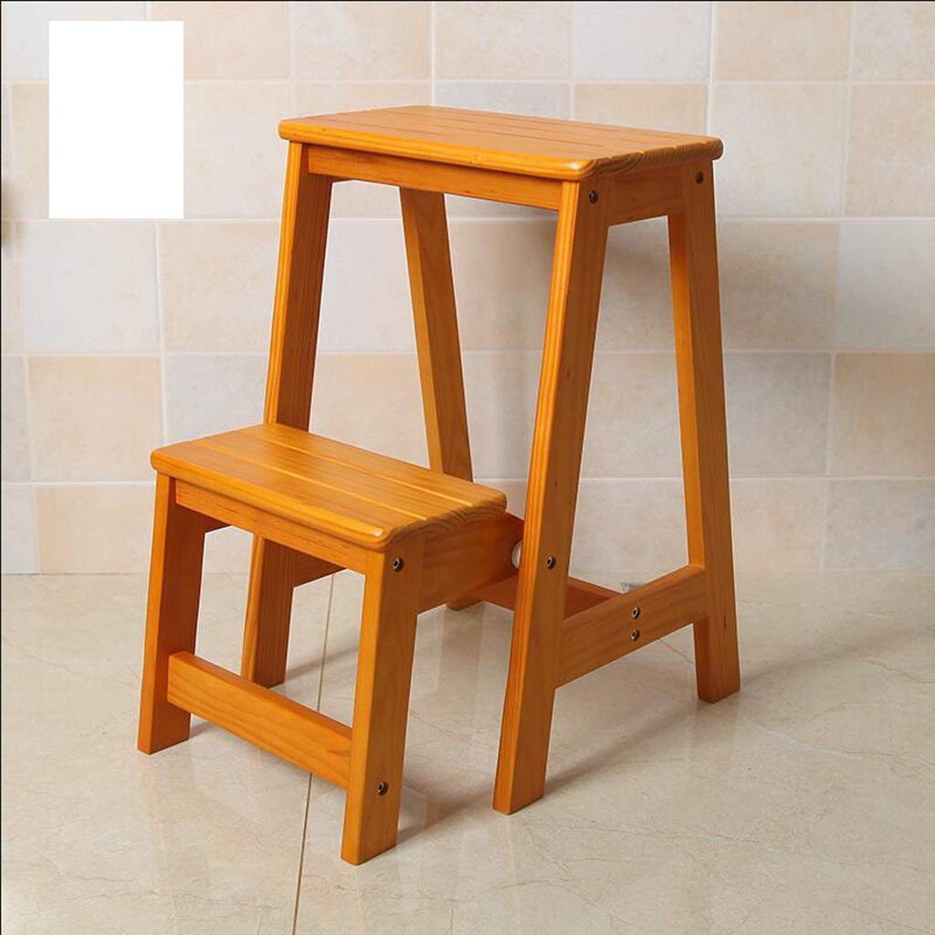 Tabouret d'échelle à deux marches pliable et fonctionnel pour la maison