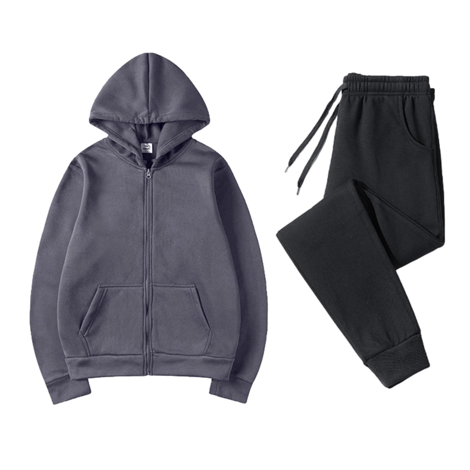 Sweat à Capuche et Pantalon Homme Teksome | Veste de Sport Doublée en Polaire Style Streetwear