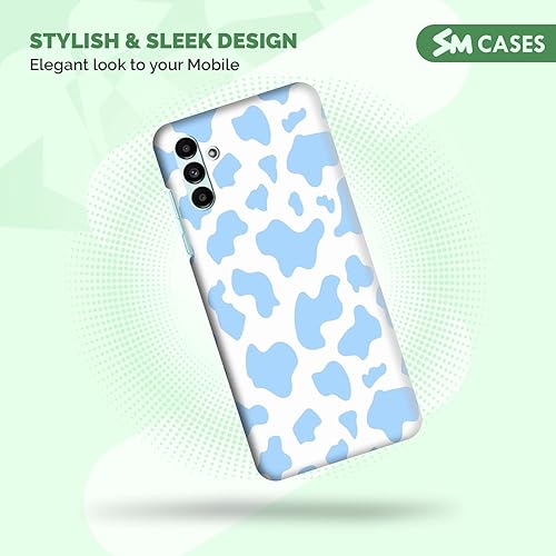 Miniatura 3 de SM Cases - Funda para Samsung Galaxy A13 5G, diseño de piel de vaca, diseño impreso en 3D, carcasa de plástico duro para Samsung Galaxy A13 (5G).